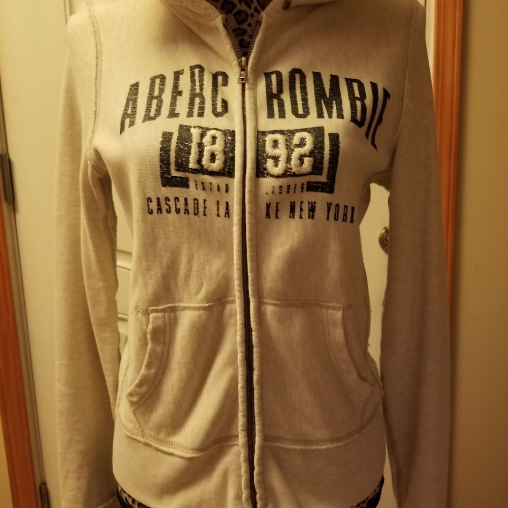 Vintage Abercrombie and Fitch zip up hoodie